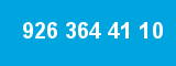926 364 41 10
